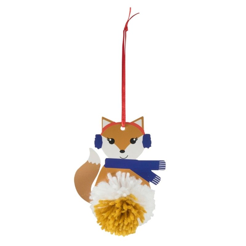 Pom Pom Decoration Kit - Fox